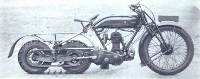 Motorcycle, caterpillar