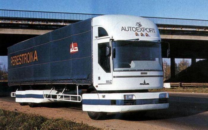 MAZ road train