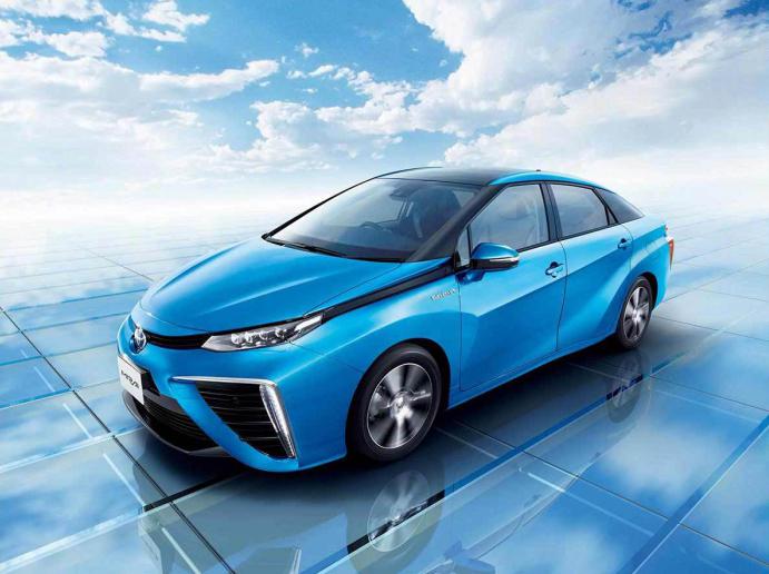 The hydrogen engine, Toyota. Toyota Mirai with hydrogen engine