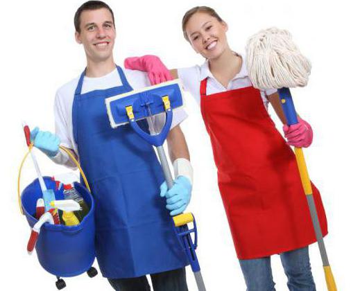 Conducting general cleaning in the premises