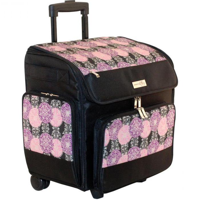 large bag on wheels with a retractable handle