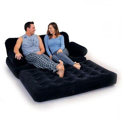 Double Inflatable Bed - a comfortable place for sleeping and resting