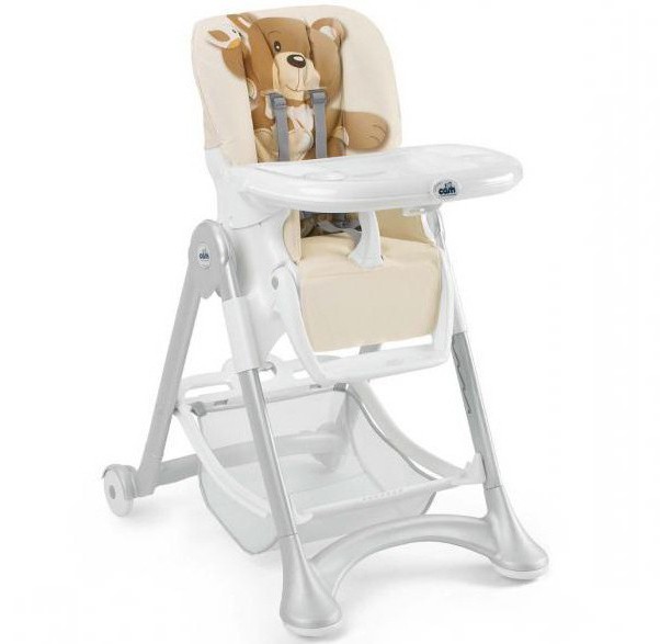 Chairs for feeding Cam: an overview of the manufacturer and the most popular models