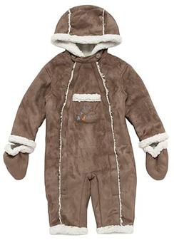 Warm and light baby overalls on the sheepskin - a reliable protection in the frosty days