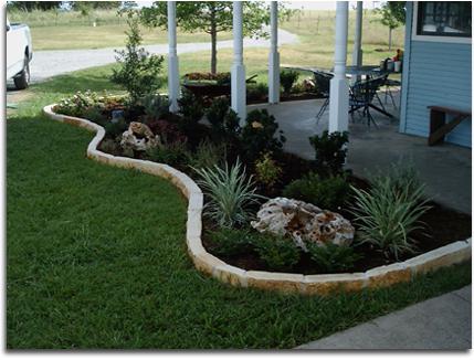 Decorative fences for flower beds