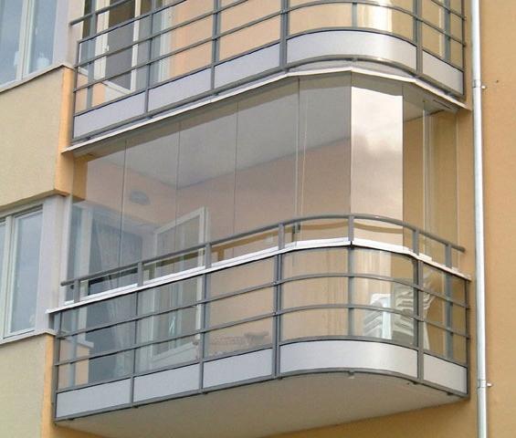 Glazing of balconies and loggias