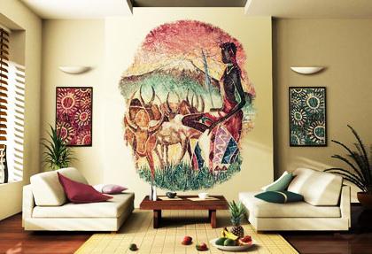 Ethnic style in the modern interior