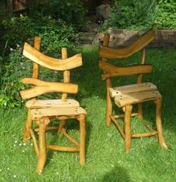 How do benches made of wood with their own hands?