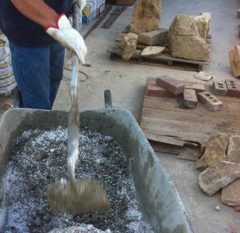 refractory concrete with own hands composition 