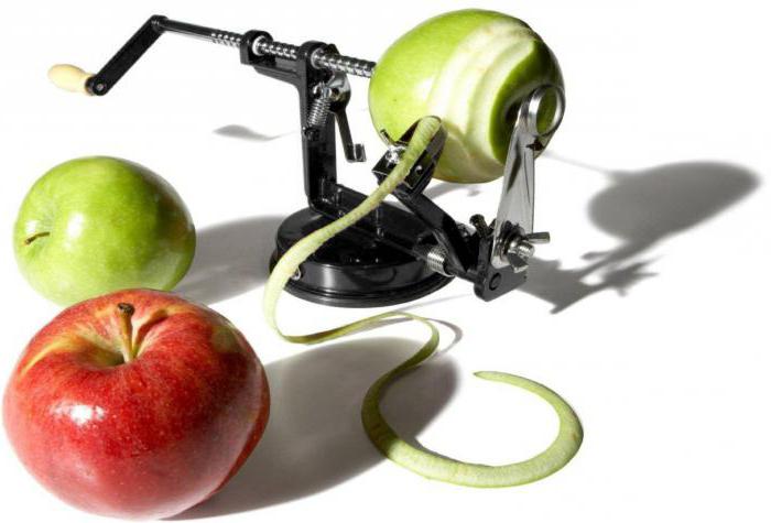 machine for cleaning and slicing apples gefu