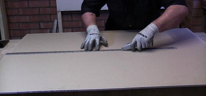 Installation and the device of slopes from gypsum cardboard