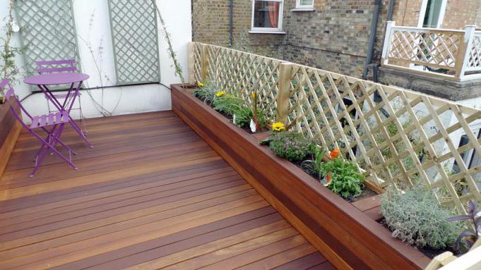 Terraces fencing options