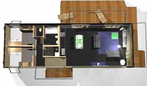 layout of the country house plot 