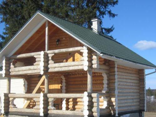 The design of the bathhouse is 4 to 4 with an attic. The project of a bath with an attic and a terrace