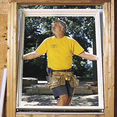 Self-installation: plastic windows in a wooden house