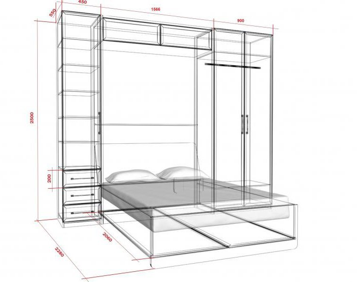 Assembling a bed with a lifting mechanism: step by step instruction