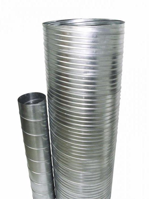 galvanized ventilation pipe 100 mm 