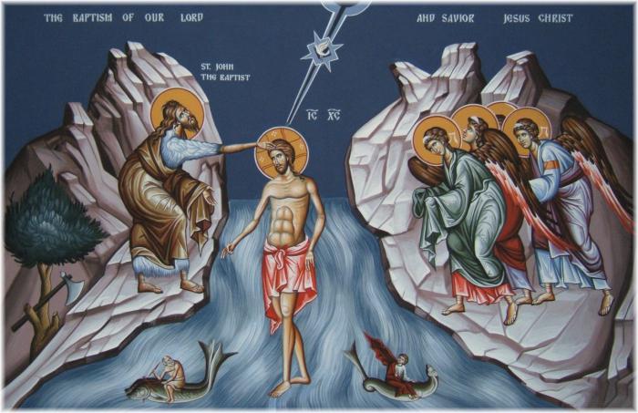 Icon of "Baptism of the Lord": the meaning of the icon (photo)