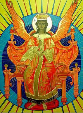 icon of the Sophia wisdom of God about what they pray for