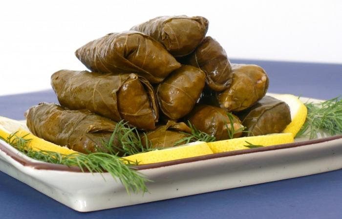 Dolma from grape leaves: a recipe for cooking a delicious oriental dish