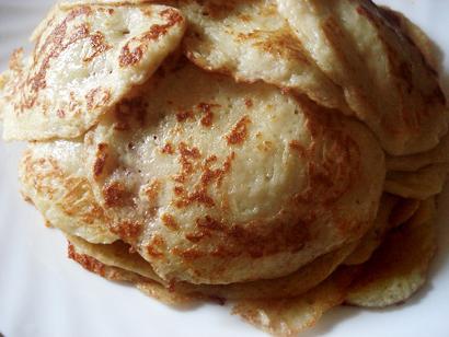 pancakes with kefir without eggs