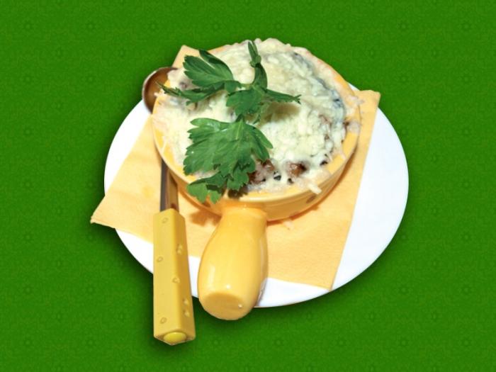 Mushroom julienne - a recipe originally from France