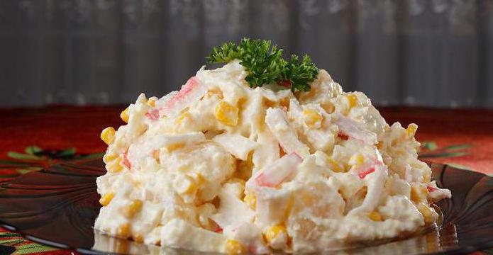 salads of crab sticks recipes simple