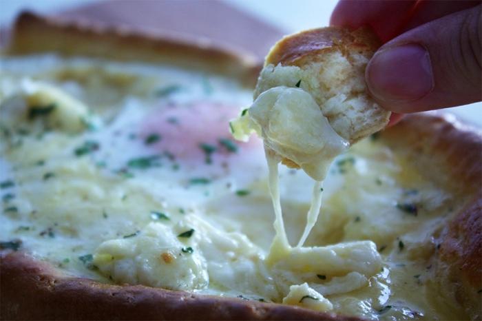 How to cook real khachapuri in Adjarian style