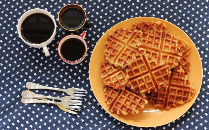 waffles without waffle iron in a frying pan