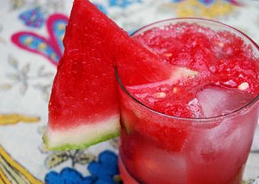 cocktails from watermelon