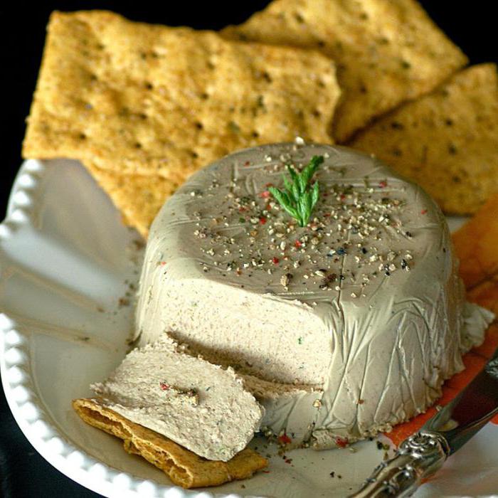 Chicken pate from the breast. Recipes