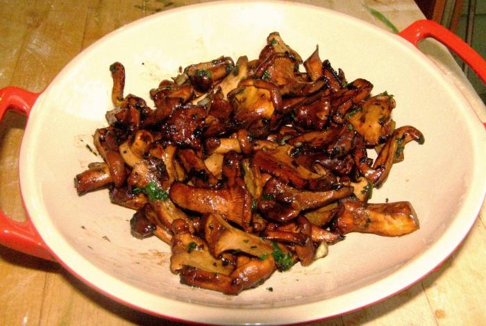 how much should you fry the chanterelle 