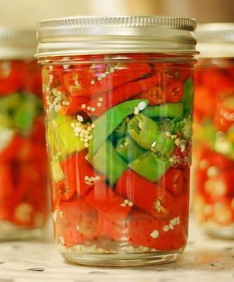 marinating hot pepper