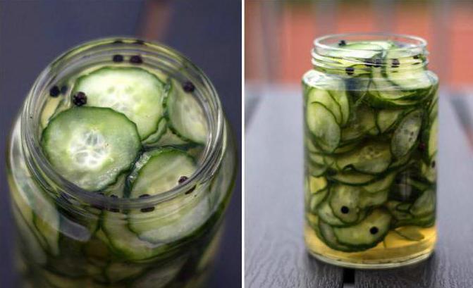 pickled cucumbers in polish for the winter 