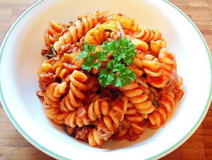 pasta in Italian recipes