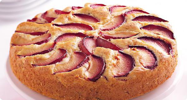 Pie on kefir with plums. Recipes