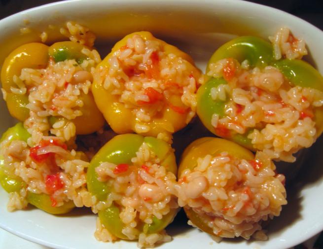 Lenten Stuffed Peppers: Cooking Recipe