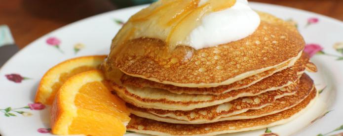 Millet pancakes: recipe