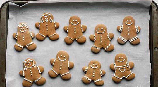 Recipes of ginger biscuits from Julia Vysotskaya for a festive table