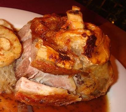 pork knuckle in a multivariate recipe