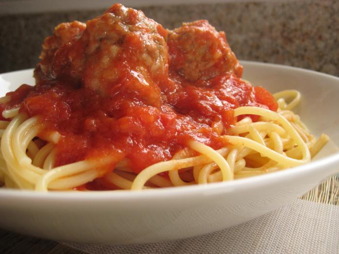 meatballs in tomato sauce in the oven