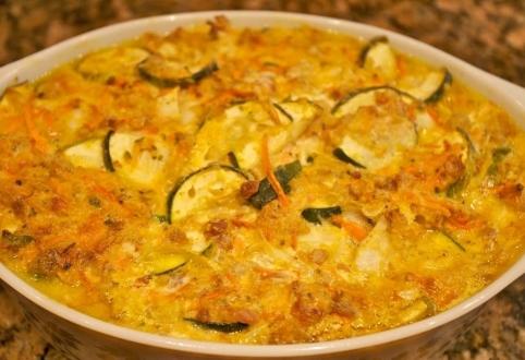 Casserole from a zucchini in a multivarquet: a simple and satisfying dish