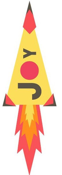 Applique for children: rocket from geometric figures