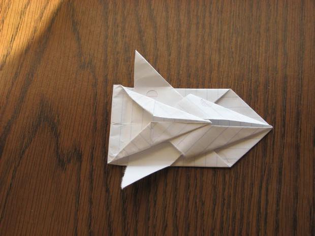 How to make a spaceship easily and quickly from paper