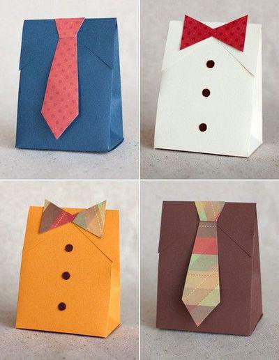 How to make a shirt made of paper: an original addition to a gift