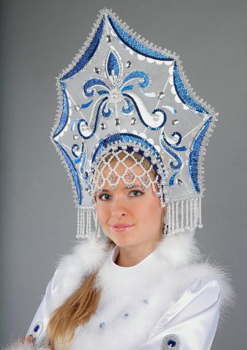 Kokoshnik of the Snow Maiden. How to make a kokoshnik for the Snow Maiden