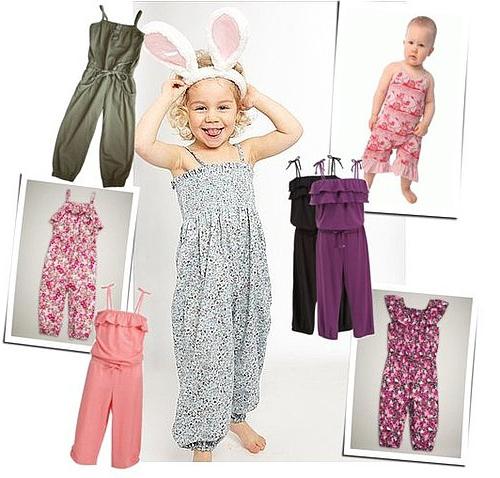 Summer overall for a girl: a wonderful new outfit for a simple pattern