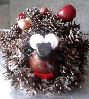 hand-made hedgehog