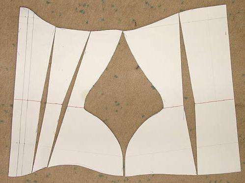 construction of a corset pattern