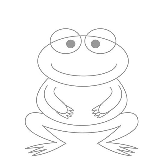 how to draw a frog